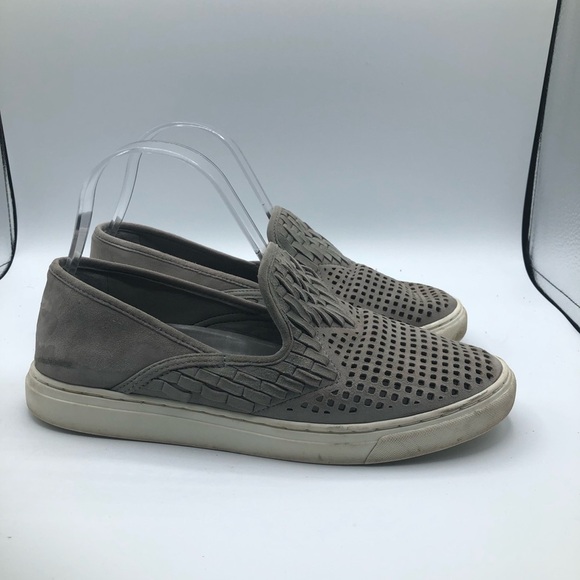 Vince Camuto women’s Gray‎ suede slip on loafers size 8 - Picture 3 of 12